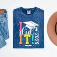 I Did It Graduation 2026 Graduate Class Of 2025 Senior 26 Mineral Wash Tshirts Mineral Navy