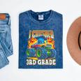 Graduation 3rd Grade Monster Truck Boys I Crushed Grad Mineral Wash Tshirts Mineral Navy