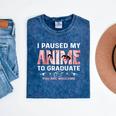 Graduation 5th 6th 8th Grade Class 2023 Anime Graduate Girls Mineral Wash Tshirts Mineral Navy