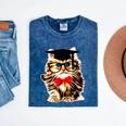 Graduation Cat Class Of 2023 Mineral Wash Tshirts Mineral Navy