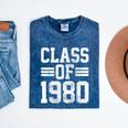 Graduation Class 1980 Mineral Wash Tshirts Mineral Navy