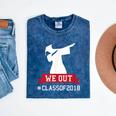Graduation Class 2018 Dabbing College Grad Shirt Mineral Wash Tshirts Mineral Navy