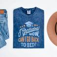 GRADUATION CLASS 2019 Now Back To Bed Senior Graduate Mineral Wash Tshirts Mineral Navy