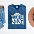Graduation Class Of 2026 Senior 2026 Mineral Wash Tshirts Mineral Navy