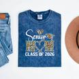 Graduation Class Of 2026 Senior Mom 2026 Mineral Wash Tshirts Mineral Navy