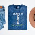 Graduation Decorations 2026 Class Of 2026 Graduate Mineral Wash Tshirts Mineral Navy