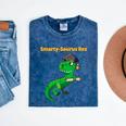 Graduation Dinosaur Smarty Saurus Rex Diploma Dinosaur Mineral Wash Tshirts Mineral Navy
