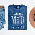 Graduation For Doctors t Shirt Tee Shirt Medical Doctors MD Mineral Wash Tshirts Mineral Navy
