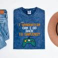Graduation I Graduated Can I Go Back To Gaming Mineral Wash Tshirts Mineral Navy