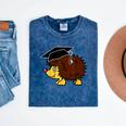 Graduation Hedgehog 2017 Graduate Graduation T-Shirt Mineral Wash Tshirts Mineral Navy