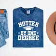 Graduation Hotter By One Degree Mineral Wash Tshirts Mineral Navy