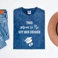 Graduation Pregnancy Announcement Shirt For Expectant Women Mineral Wash Tshirts Mineral Navy