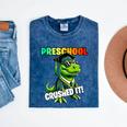 Graduation Preschool Dinosaur T Rex Crushed It Boys Grad Mineral Wash Tshirts Mineral Navy