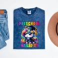 Graduation Preschool Unicorn Nailed It Pre-K Girls Grad Mineral Wash Tshirts Mineral Navy