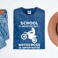 Graduation Shirt For Dirtbike Motocross Riders Mineral Wash Tshirts Mineral Navy