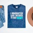 Graduation Shirt For Him Her Can I Go Back To Bed Mineral Wash Tshirts Mineral Navy