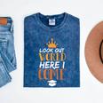 Graduation Shirt For Graduate Look Out World Here I Come Mineral Wash Tshirts Mineral Navy