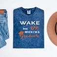 Graduation Shirt High School And College For Sleepy Graduate Mineral Wash Tshirts Mineral Navy