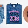 Graduation Shirt For Mom With Twins Proud Mom Of Two Mineral Wash Tshirts Mineral Navy