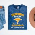 Graduation Shirt Nursing School Survivor Class Of 2018 Tee Mineral Wash Tshirts Mineral Navy