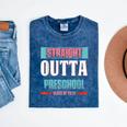 Graduation Shirt Straight Outta Preschool Class Of 2018 Tee Mineral Wash Tshirts Mineral Navy