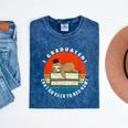Graduation Sloth Can I Go Back To Bed Now Vintage Mineral Wash Tshirts Mineral Navy