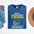 Graduation Student Who Majors In Anthropology Mineral Wash Tshirts Mineral Navy