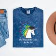 Graduation Unicorn Shirt She Believed Did School 2017 Mineral Wash Tshirts Mineral Navy