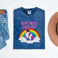 Graduation Unicorn Superstar Magical Colorful Rainbow Tshirt Mineral Wash Tshirts Mineral Navy