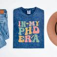 Groovy In My Phd Era Doctorate Graduation Mineral Wash Tshirts Mineral Navy