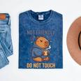 Grouchy Capybara Not Friendly Do Not Touch Introvert Premium Tri-Blend Mineral Wash Tshirts Mineral Navy Grouchy Capybara Not Friendly Do Not Touch Introvert Premium Tri-Blend Mineral Wash Tshirts Mineral Navy