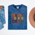 Grouchy Potato Crew Introvert Sarcasm Premium Tri-Blend Mineral Wash Tshirts Mineral Navy