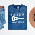 I Like Guitar & Maybe 3 People Music Introvert Guitar Mineral Wash Tshirts Mineral Navy I Like Guitar & Maybe 3 People Music Introvert Guitar Mineral Wash Tshirts Mineral Navy