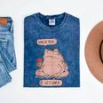 Hang In There It Gets Worse Introverts Anti Valentines Day Mineral Wash Tshirts Mineral Navy