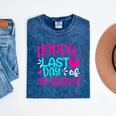 Happy Last Day Of Fifth 5th Grade Teacher Student Graduation Mineral Wash Tshirts Mineral Navy