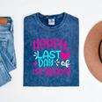 Happy Last Day Of First 1st Grade Teacher Student Graduation Mineral Wash Tshirts Mineral Navy