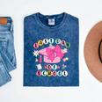 Happy Last Day Of School Coquette Bow Graduation Girls Kids Mineral Wash Tshirts Mineral Navy