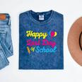 Happy Last Day Of School Graduation Teacher Students T-Shirt Mineral Wash Tshirts Mineral Navy