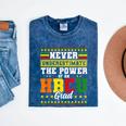 HBCU Grad Historically College Graduation Mineral Wash Tshirts Mineral Navy