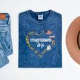 Heart Coast Guard Wife Coast Guard Graduation Wife USCG Wife Mineral Wash Tshirts Mineral Navy