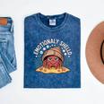 Hermit Crab Saying Emotionally Shelled Introvert Humor Mineral Wash Tshirts Mineral Navy
