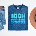 High Functioning Introvert Sarcasm Sarcastic Mineral Wash Tshirts Mineral Navy High Functioning Introvert Sarcasm Sarcastic Mineral Wash Tshirts Mineral Navy
