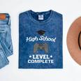High School Graduation Shirt Video Gamer Nerd Geek Game Mineral Wash Tshirts Mineral Navy