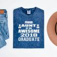 High School Graduation T Shirt College Graduation Aunt Mineral Wash Tshirts Mineral Navy