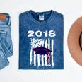 High School Graduation T Shirt Flag College Graduation Mineral Wash Tshirts Mineral Navy