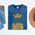 High School King Graduation Shirt Class Of 2018 Seniors Mineral Wash Tshirts Mineral Navy