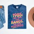 Hilarious 1985 Big Hair Bangs Joke For Gen X Nostalgia Mineral Wash Tshirts Mineral Navy
