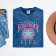 The Homebody Club Antisocial Retro Introvert Mineral Wash Tshirts Mineral Navy
