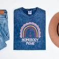 Homebody Introvert Homebody Mode Everyday Mineral Wash Tshirts Mineral Navy