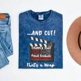 Homeland Security Degree Graduation Film Clapper Mineral Wash Tshirts Mineral Navy